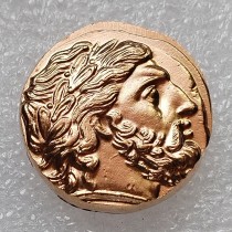 G(58)Ancient Greek Gold Plated Copy Coin G(58)Ancient Greek Gold Plated Copy Coin