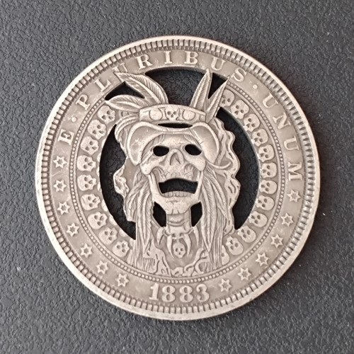 USA Cut Coin One Dollar Amazing Art Hollow Out  Metal Craft Collectible 13