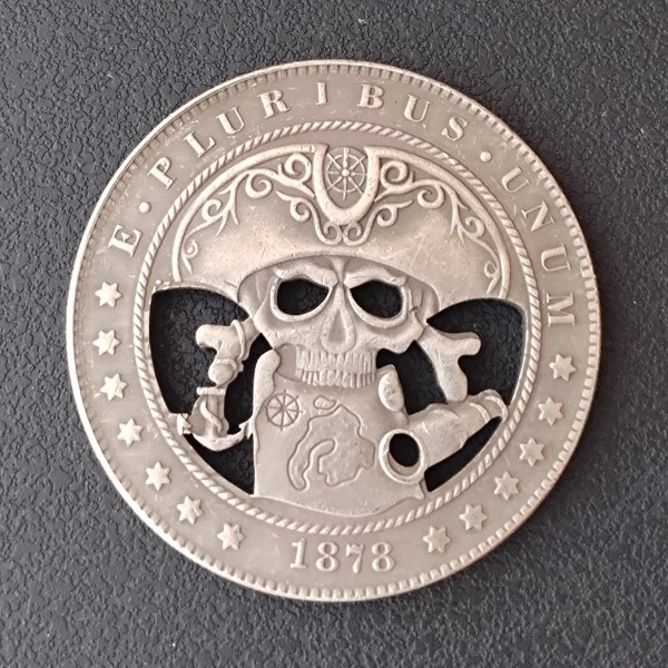 USA Cut Coin One Dollar Amazing Art Hollow Out  Metal Craft Collectible 14