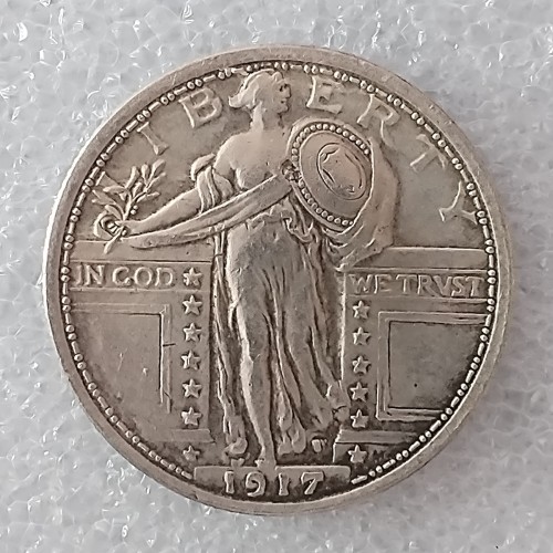 90% Silver US 1917 Standing Liberty Quarter Dollar Copy Coin(Type 1)