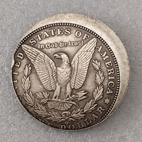 90% Silver US Off-Center 1884 O Morgan Dollar Copy Coin