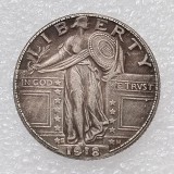 US 90% Silver 1918 P/D/S Standing Liberty Quarter Dollar Copy Coin