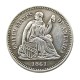 90% Silver USA 1861 Liberty Seated Half Dime Legend Obverse Copy Coins
