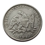 90% Silver USA 1855 Seated Liberty Half Dollar  Copy Coin