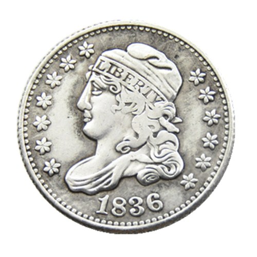 90% Silver USA 1836 Capped Bust 5C Copy Coins