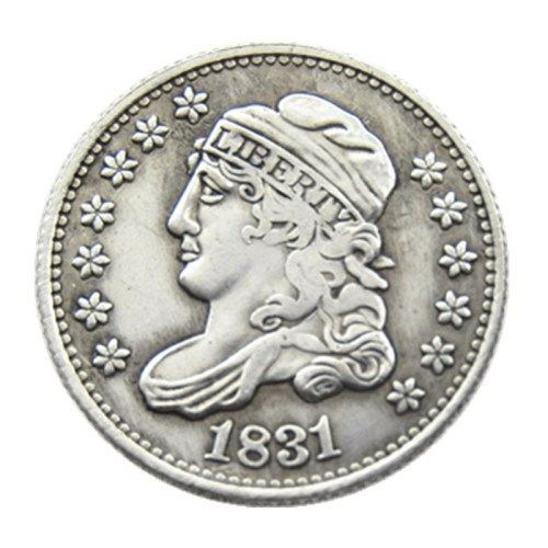 90% Silver USA 1831 Capped Bust 5C Copy Coins