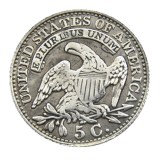90% Silver USA 1837 Capped Bust 5C Copy Coins