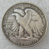 90% Silver US 1929 D/S Walking Liberty Half Dollar Copy Coins