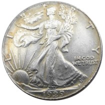 90% Silver US 1929 D/S Walking Liberty Half Dollar Copy Coins