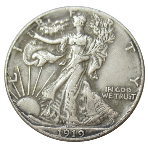 90% Silver  US 1919 -P/D/S Walking Liberty Half Dollar Copy Coins