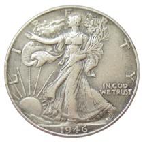 90% Silver US 1946 -P/D/S Walking Liberty Half Dollar Copy Coins