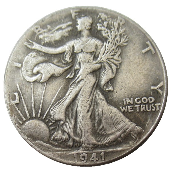 90% Silver US 1941 -P/D/S Walking Liberty Half Dollar Copy Coins