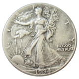 90% Silver US 1940 -P/S Walking Liberty Half Dollar Copy Coins