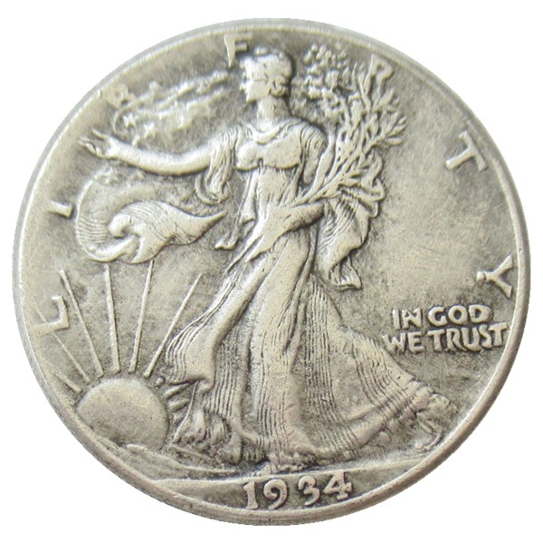 90% Silver US 1940 -P/S Walking Liberty Half Dollar Copy Coins