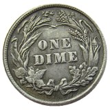 90% Silver US 1893 P/S/O Barber Dime Copy Coin