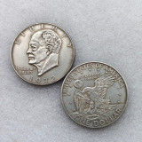 US 1 Dollar Eisenhower Dollar 1971-1978 Silver Plated Copy Coin 38MM