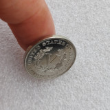 US 1883 Liberty Nickel Five Cents Type 1 - No  CENTS  Copy Coins
