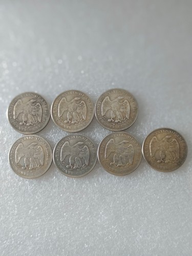 US Twenty Cent 1875-1878 Silver Plated Copy Coin