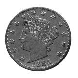 US Five Cents 1884 Liberty Nickel Copy Coins