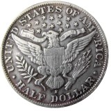 US 1914 P-S-D Barber Half Dollar Silver Plated Copy Coins