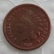 US 1860, 1861, 1862, 1863, 1864 Indian Cent Copper Copy Coin Customization about 2mm Thickness