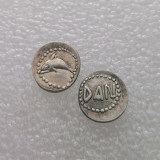 G(116) Ancient Greece Messana Sicily Litra 480 - 462 BC Collectros Silver Plated Copy Coin About 12mm