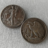 US 1919 - 1923 Optional 30.6mm Walking Liberty Half Dollar Silver Plated Copy Coins
