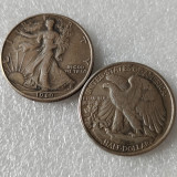 US 1919 - 1923 Optional 30.6mm Walking Liberty Half Dollar Silver Plated Copy Coins