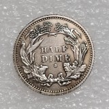 USA 1872P/S Liberty Seated Half Dime Legend Obverse Copy Coins