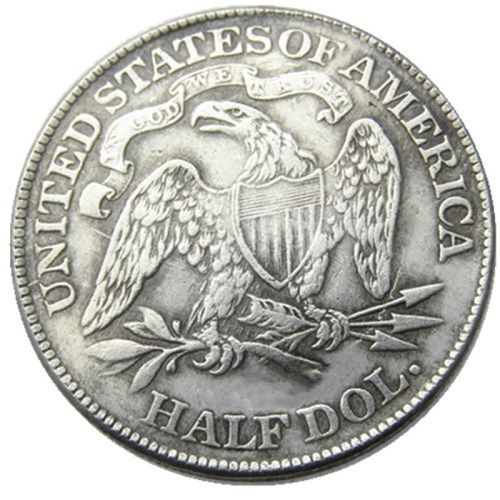 90% Silver  US 1873 P/CC Liberty Seated Half Dollar Copy Coins