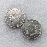 US Five Cents 1883-1914 35pcs/lot(1883 two Types) Liberty Nickel Copy Coins