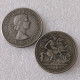 22mm 1962 UK Great Britain Elizabeth II Silver Plated Copy Coin Gifts  Thickness 1.5MM
