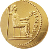 RM(15) Ancient Roman Gold Plated Copy Coin