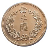 KR(90) Great Korea 3th Year of Guangmu Half Warn Gold Plated Copy Coin