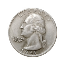 US Coins 1961 P/D Washington Quarter Dollar Silver Plated Copy Coin