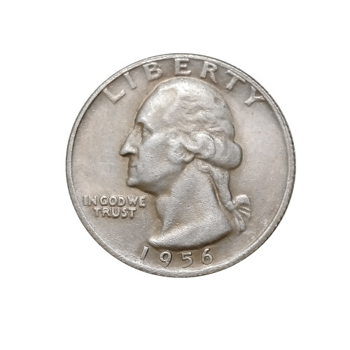 US Coins 1956 P/D Washington Quarter Dollar Silver Plated Copy Coin