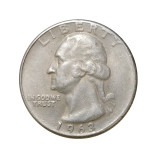 US Coins 1963 P/D Washington Quarter Dollar Silver Plated Copy Coin