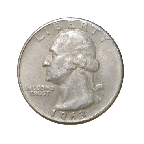 US Coins 1963 P/D Washington Quarter Dollar Silver Plated Copy Coin