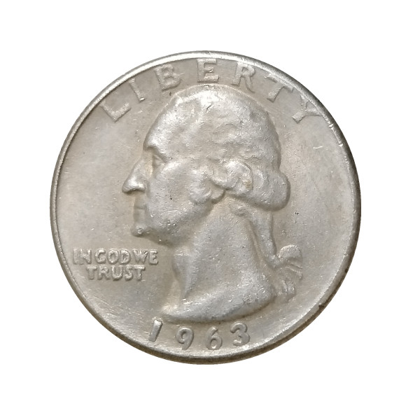 US Coins 1963 P/D Washington Quarter Dollar Silver Plated Copy Coin