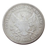 USA 1877 Sailor Head Half Dollar Patterns Silver Plated Copy Coin