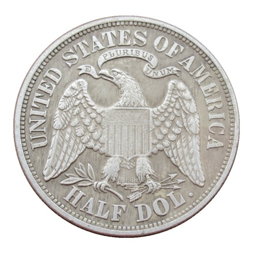 USA 1877 Paguet Head Half Dollar Patterns Silver Plated Copy Coin