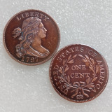 US 1796-1807 Different Date Draped Bust Cent Copper Copy Coin