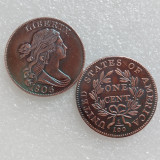 US 1796-1807 Different Date Draped Bust Cent Copper Copy Coin