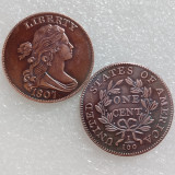 US 1796-1807 Different Date Draped Bust Cent Copper Copy Coin