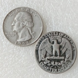 US Coins 1953 P/D/S Washington Quarter Dollar Silver Plated Copy Coin