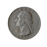 US Coins 1953 P/D/S Washington Quarter Dollar Silver Plated Copy Coin