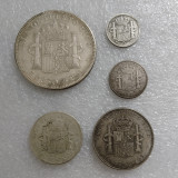 Puerto Rico Mixed Combination 5-6 PCS Silver Plated Copy Coins