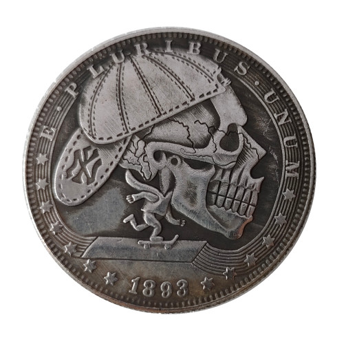 HB(343) US Morgan  Hobo Silver Plated Dollar  Copy Coin
