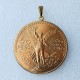 P(02)Coin Pendant Mexico 1929 50 Peso Coin Gold Plated Fashion Jewelry(diameter:37mm)