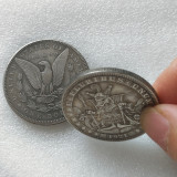 HB(353) US Morgan 1921 Hobo Silver Plated Dollar Copy Coin